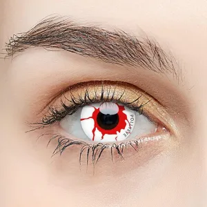 Pollyeye Domesday Flowing Blood Colored Contact Lenses
