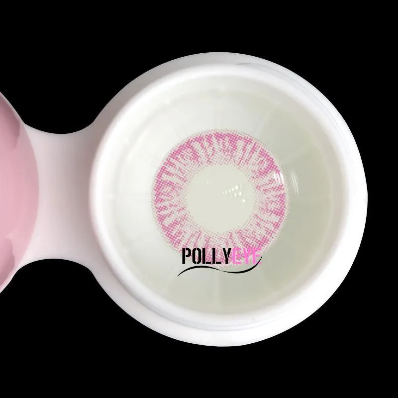 Pollyeye Medusa Pink Colored Contact Lenses