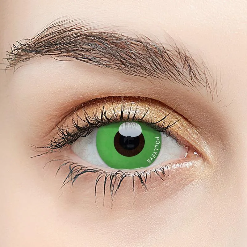 Pollyeye Pure Green Colored Contact Lenses