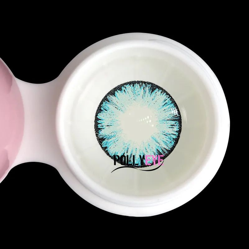 Pollyeye SunKiss Blue  Colored Contact Lenses
