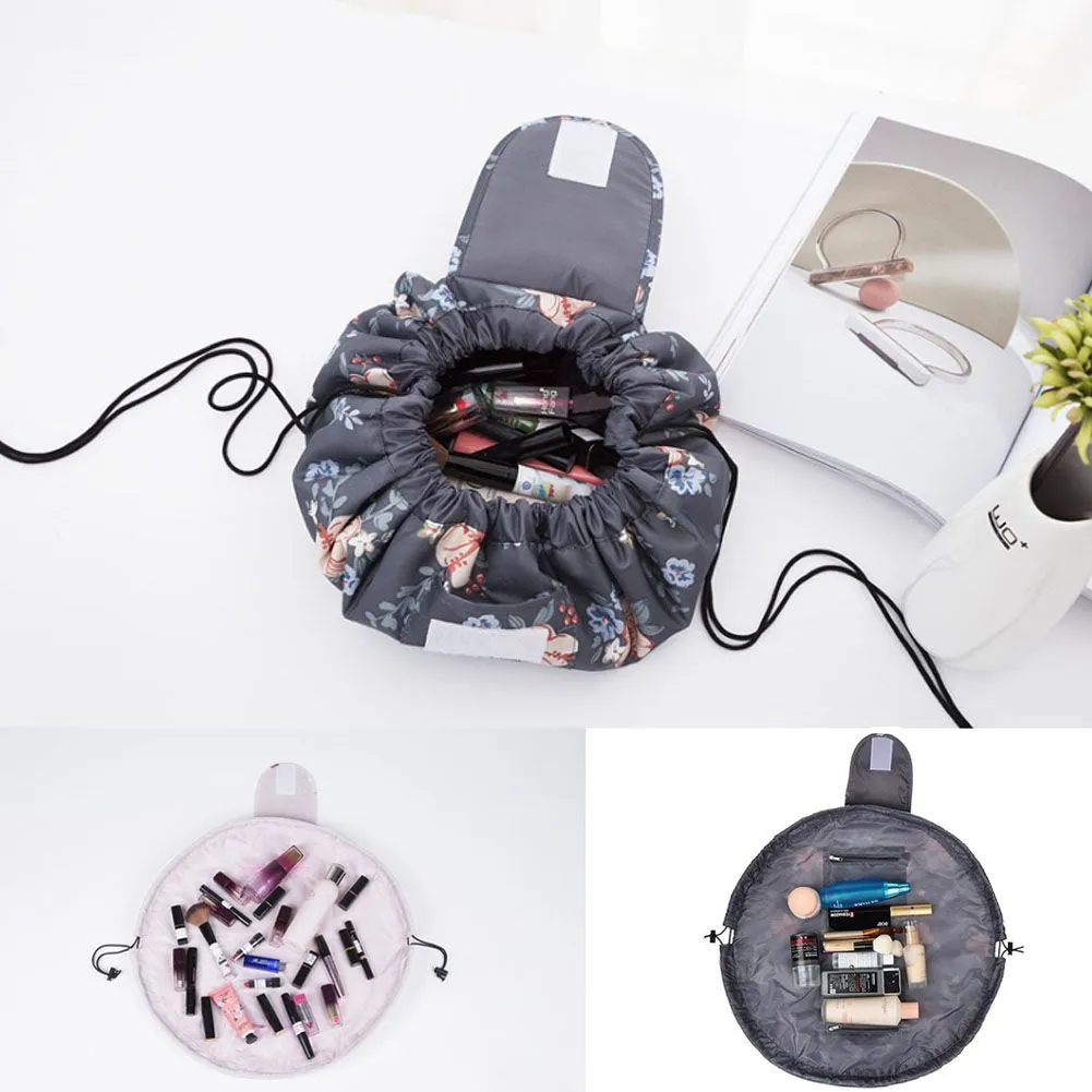 Portable Makeup Drawstring Bags Storage Magic Travel Pouch Cosmetic Woman Bag
