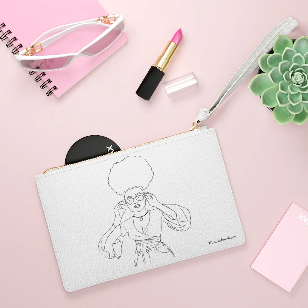 Positive Vibe Clutch Bag