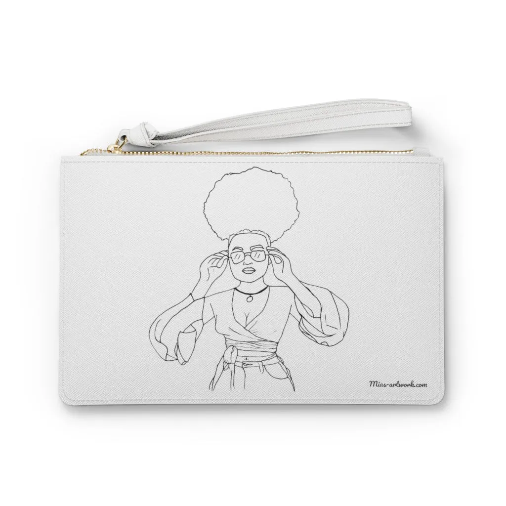 Positive Vibe Clutch Bag