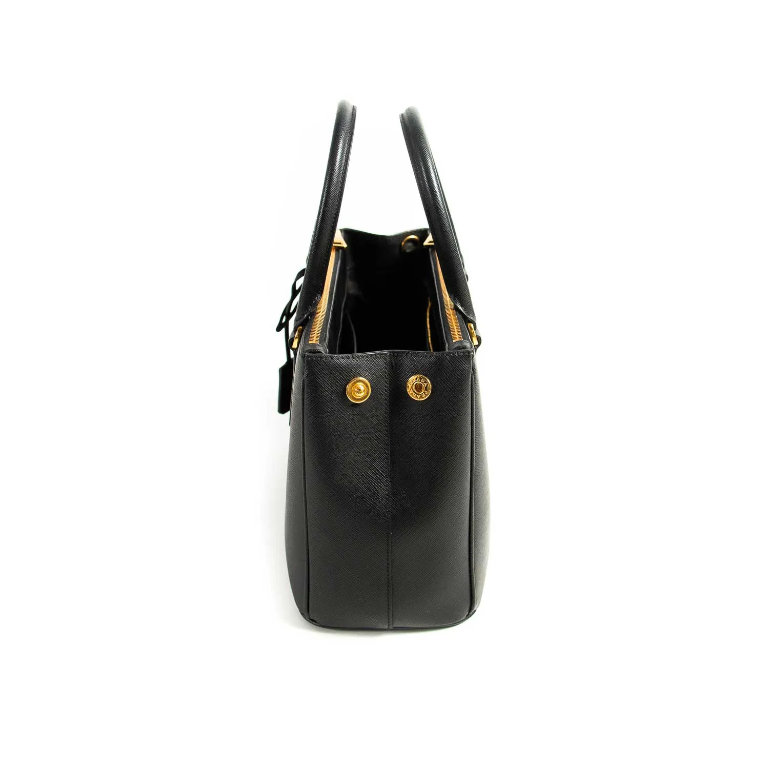 Prada Small Galleria Saffiano Double Zip Tote