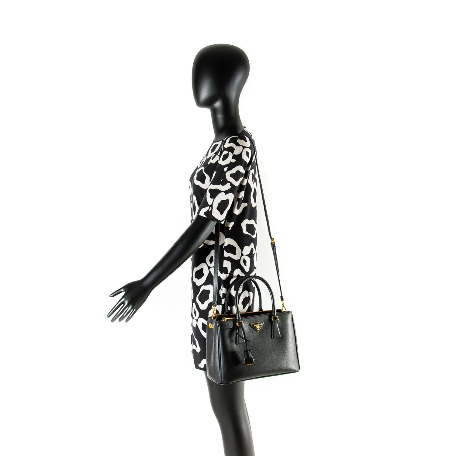 Prada Small Galleria Saffiano Double Zip Tote
