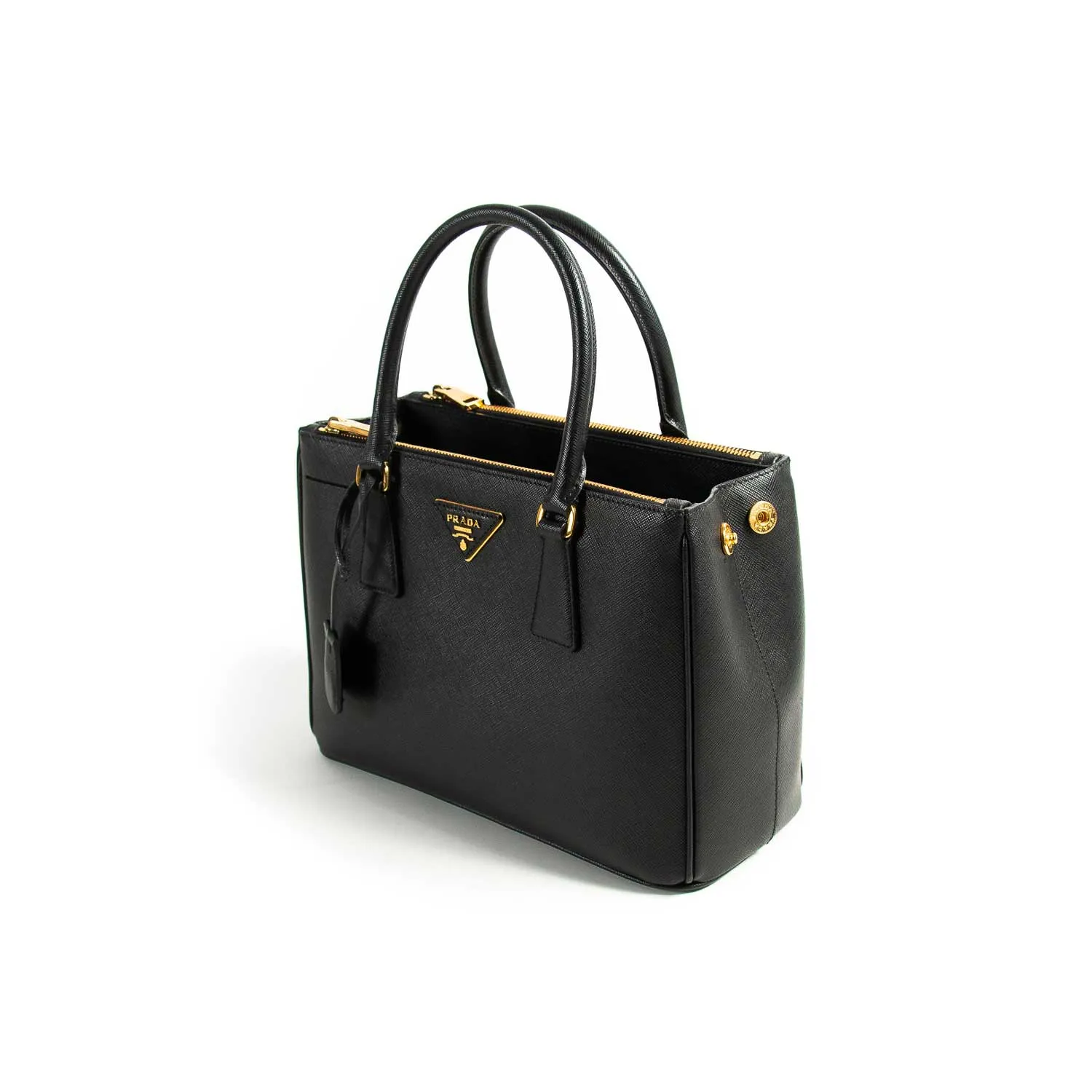 Prada Small Galleria Saffiano Double Zip Tote