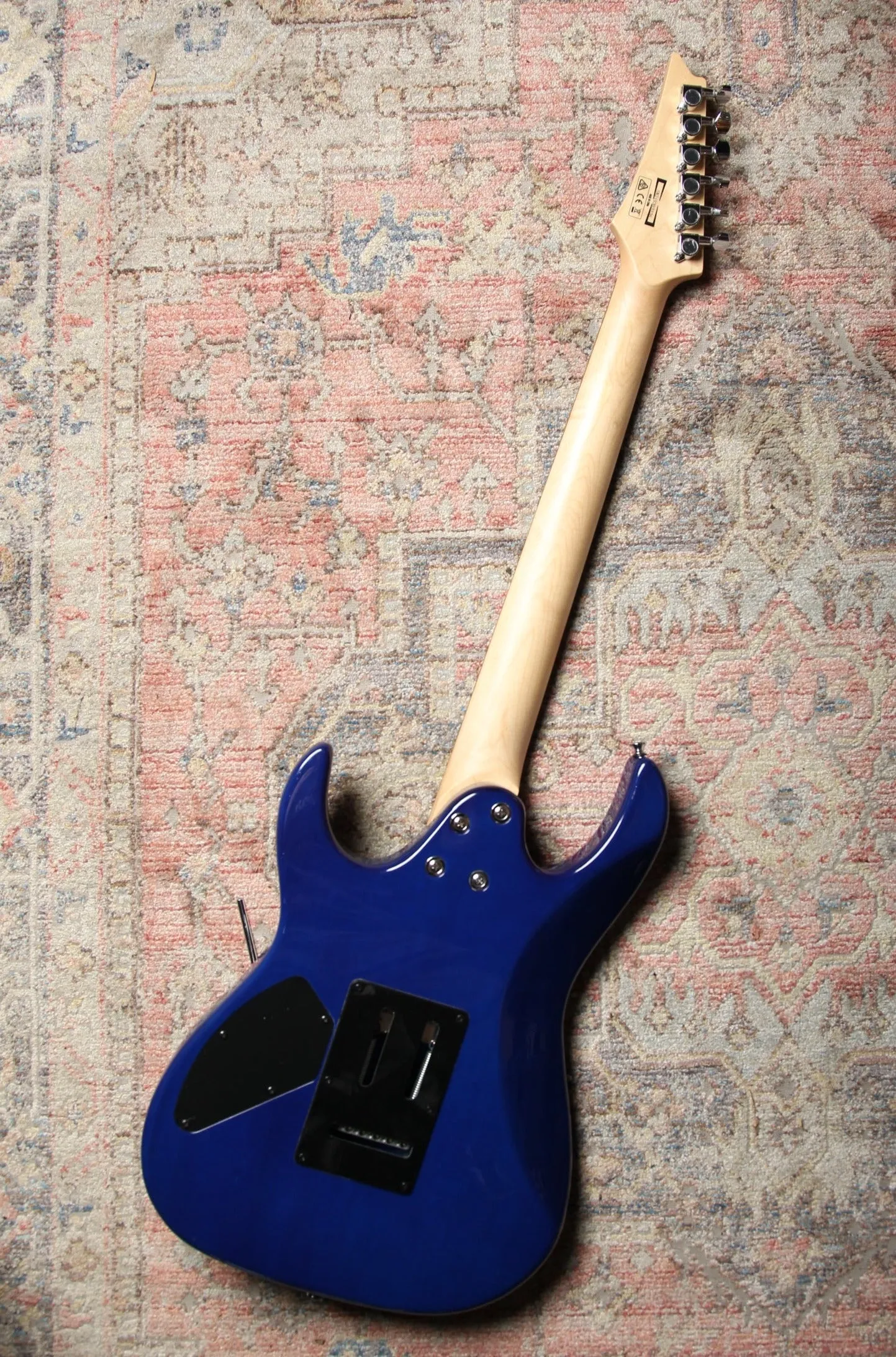 Pre-Owned Ibanez GIO GRX70QA - Transparent Blue Burst