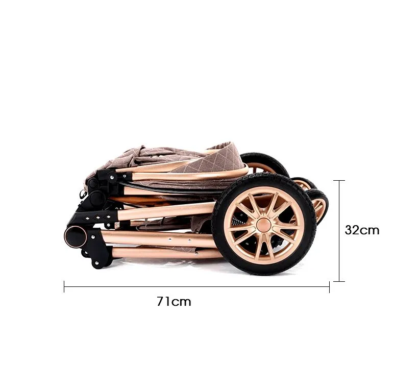 Premium 3-in-1 Baby Stroller (Car Seat & Base Included)