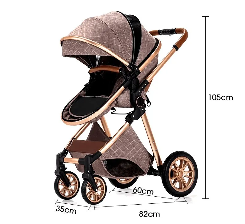 Premium 3-in-1 Baby Stroller (Car Seat & Base Included)