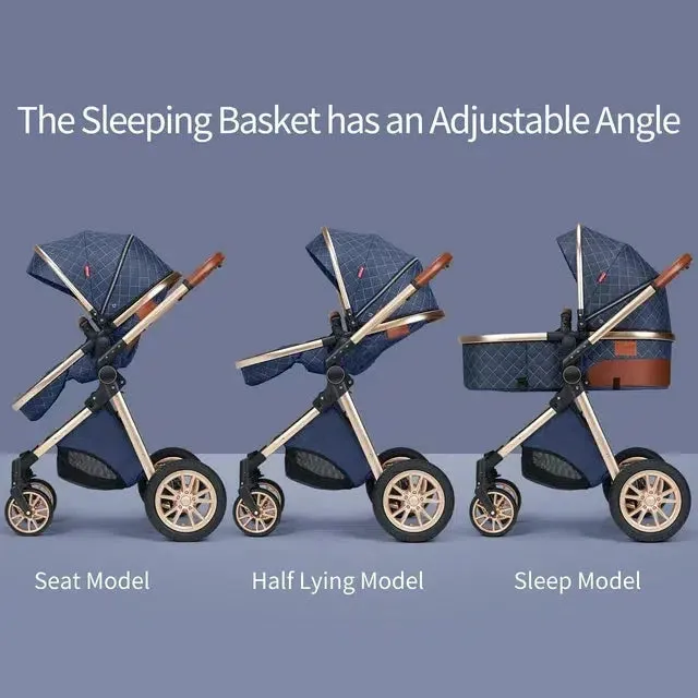 Premium 3-in-1 Baby Stroller (Car Seat & Base Included)