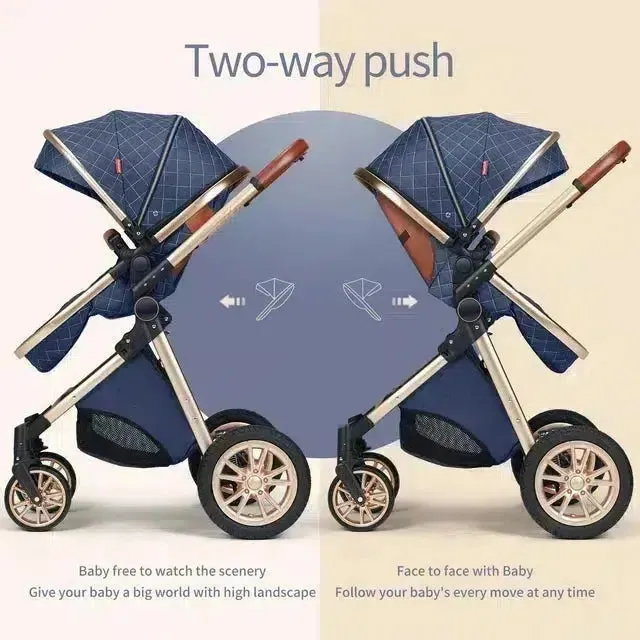 Premium 3-in-1 Baby Stroller (Car Seat & Base Included)