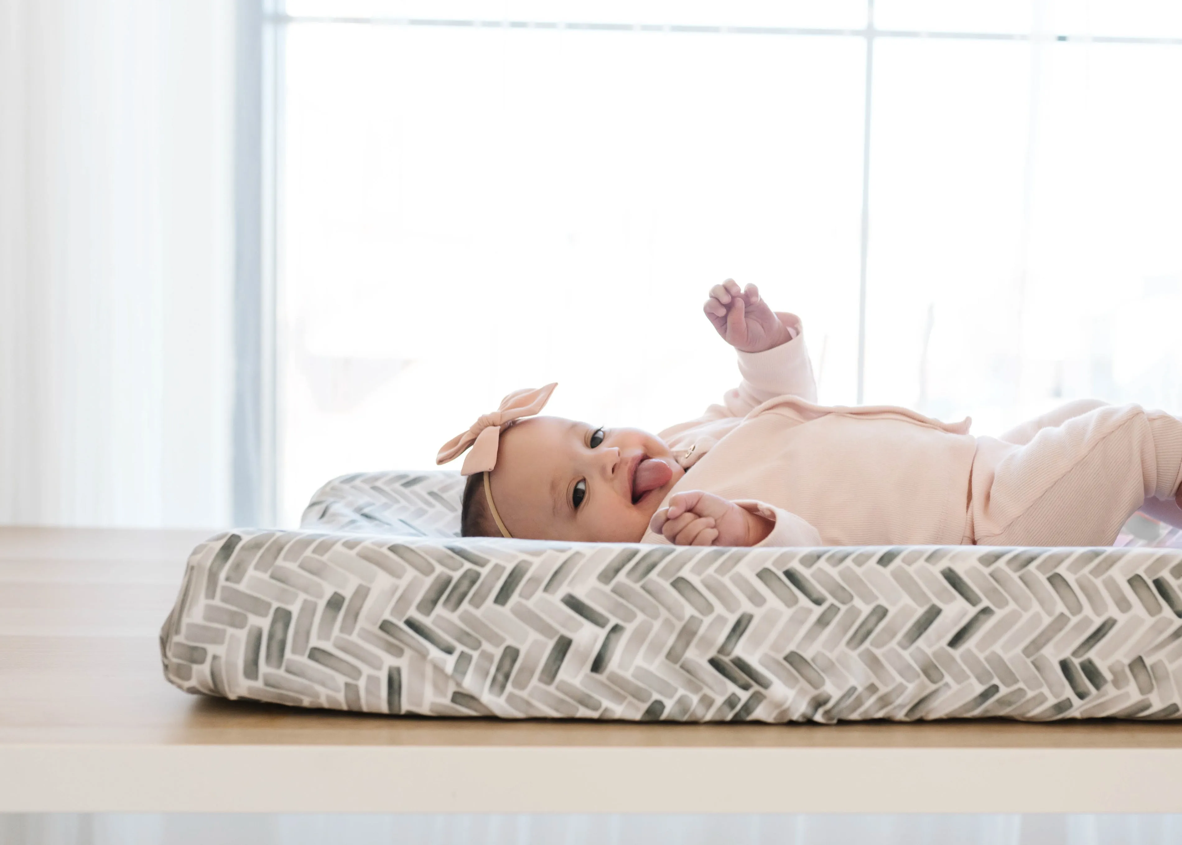 Premium Knit Diaper Changing Pad Cover - Alta