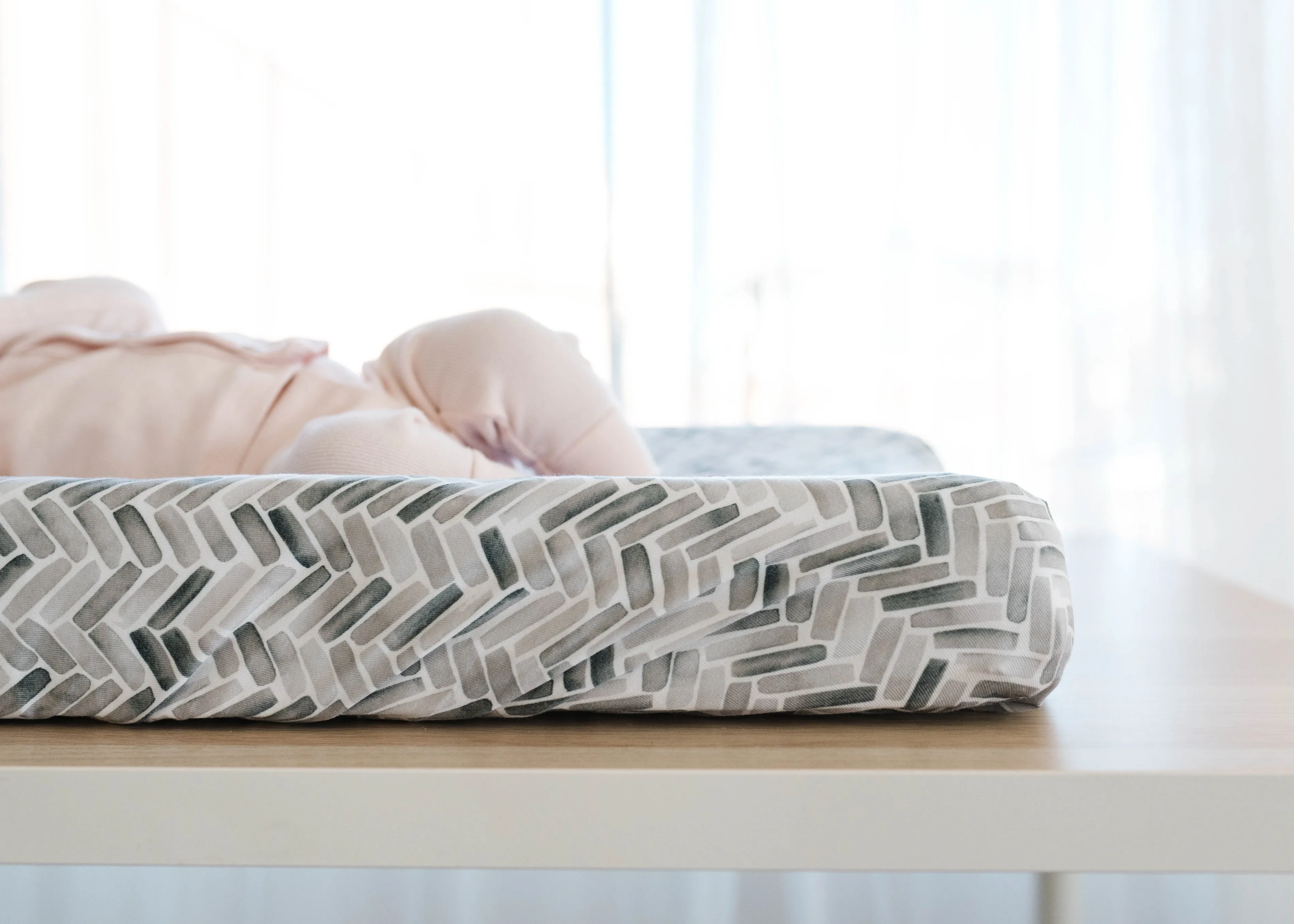 Premium Knit Diaper Changing Pad Cover - Alta