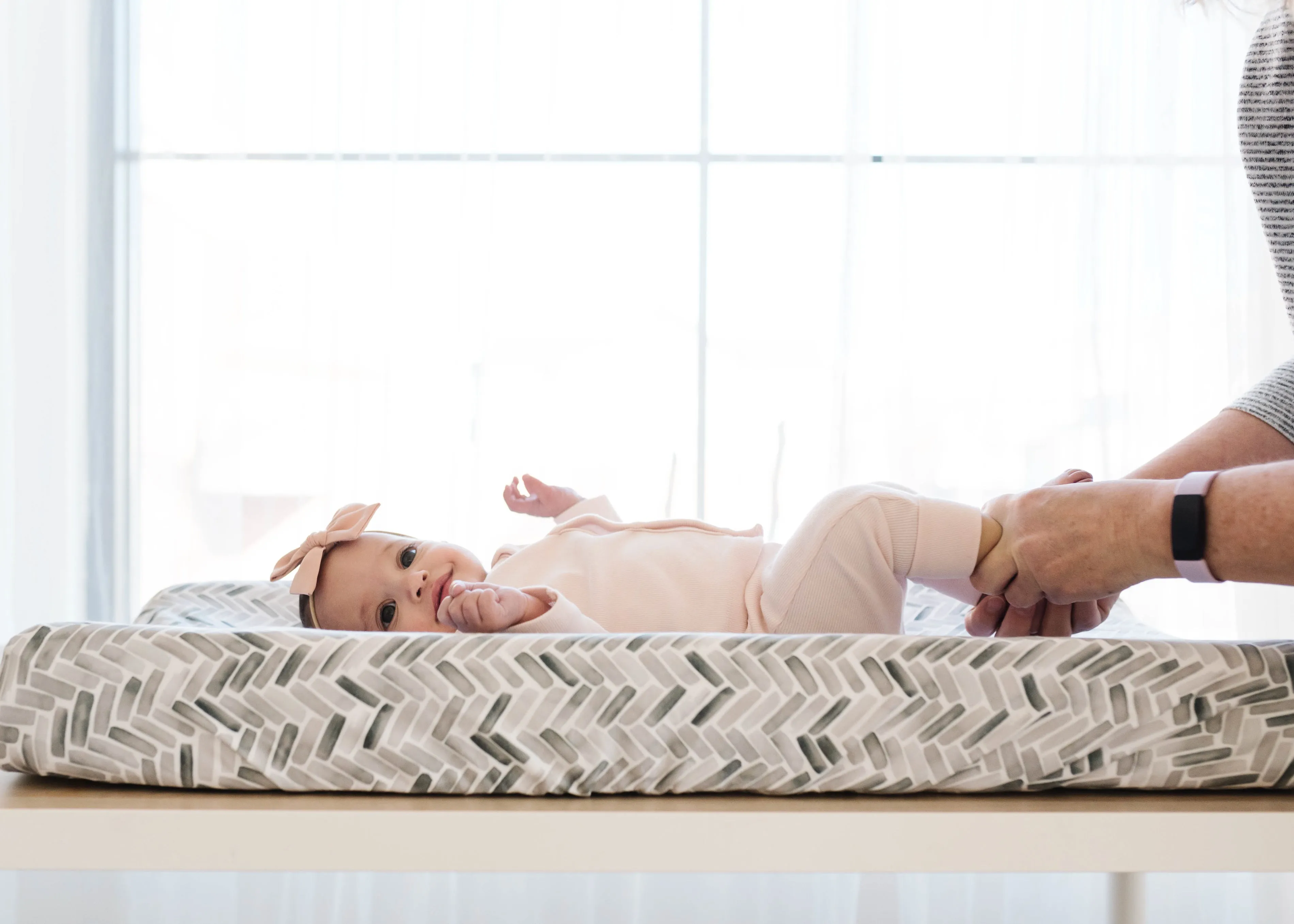 Premium Knit Diaper Changing Pad Cover - Alta