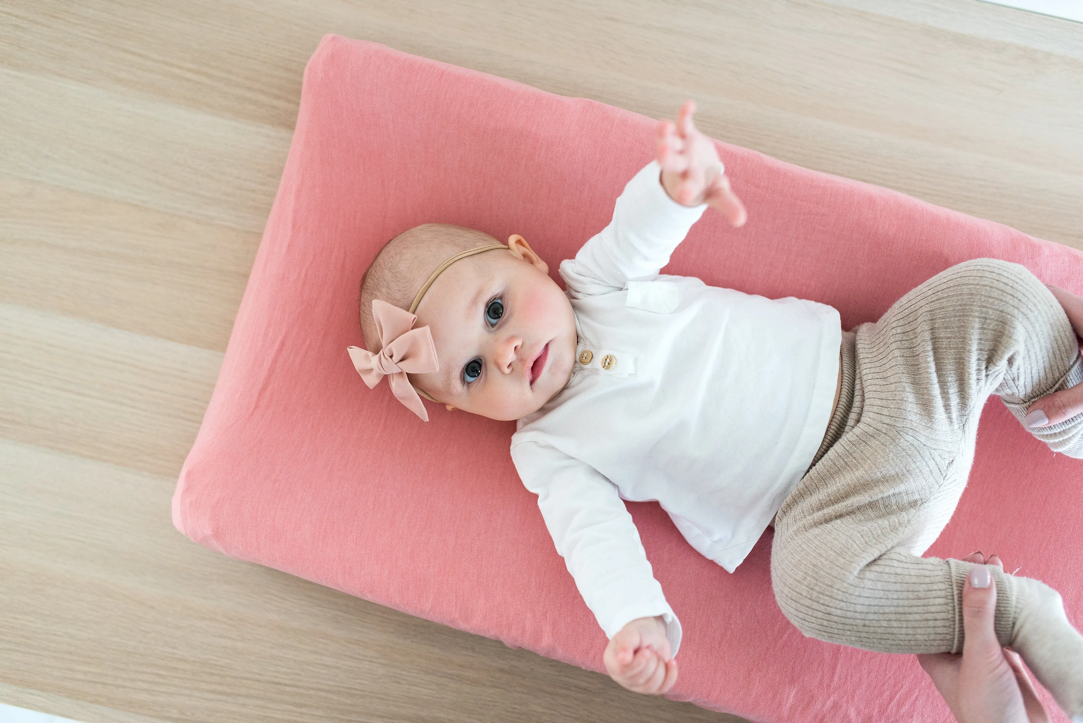 Premium Knit Diaper Changing Pad Cover - Darling