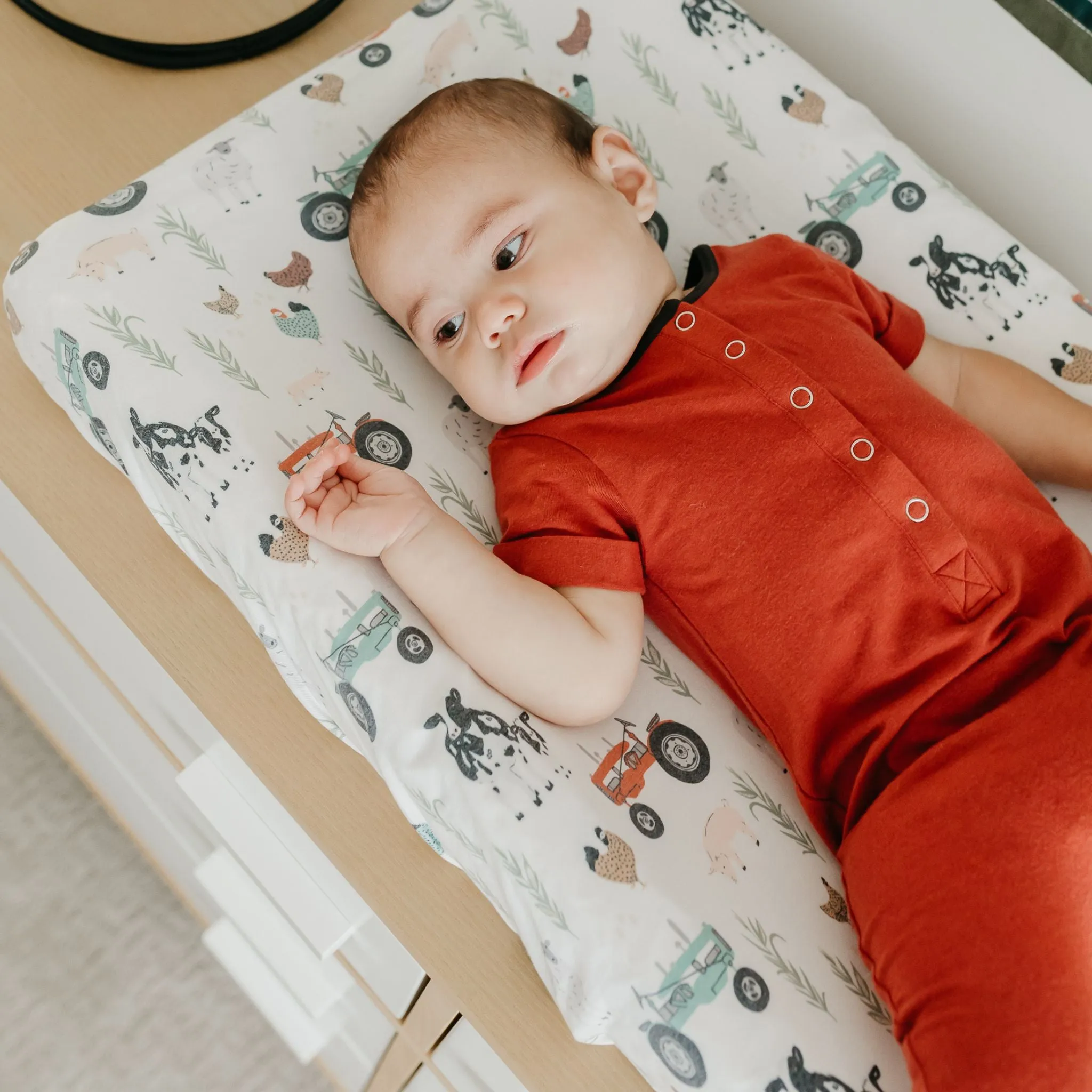 Premium Knit Diaper Changing Pad Cover - Jo