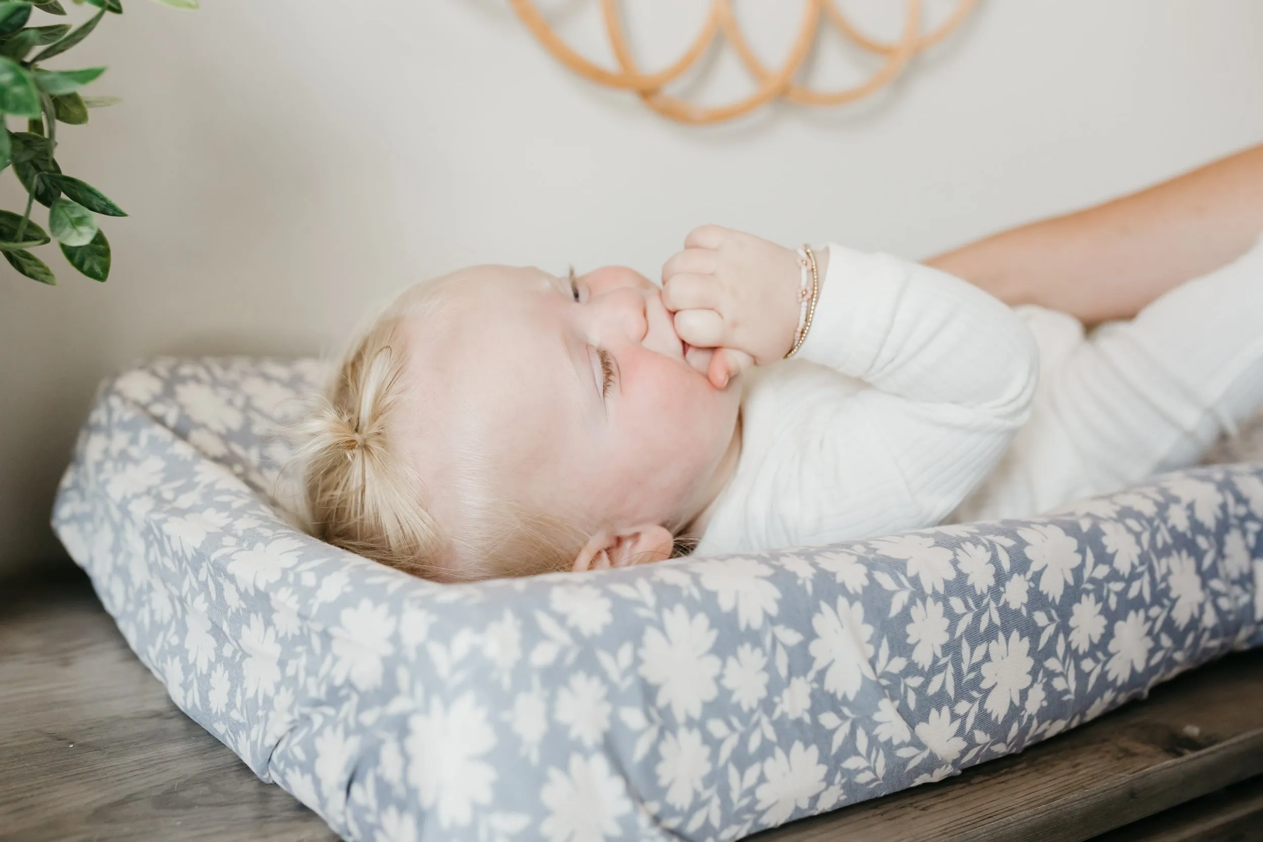 Premium Knit Diaper Changing Pad Cover - Lacie