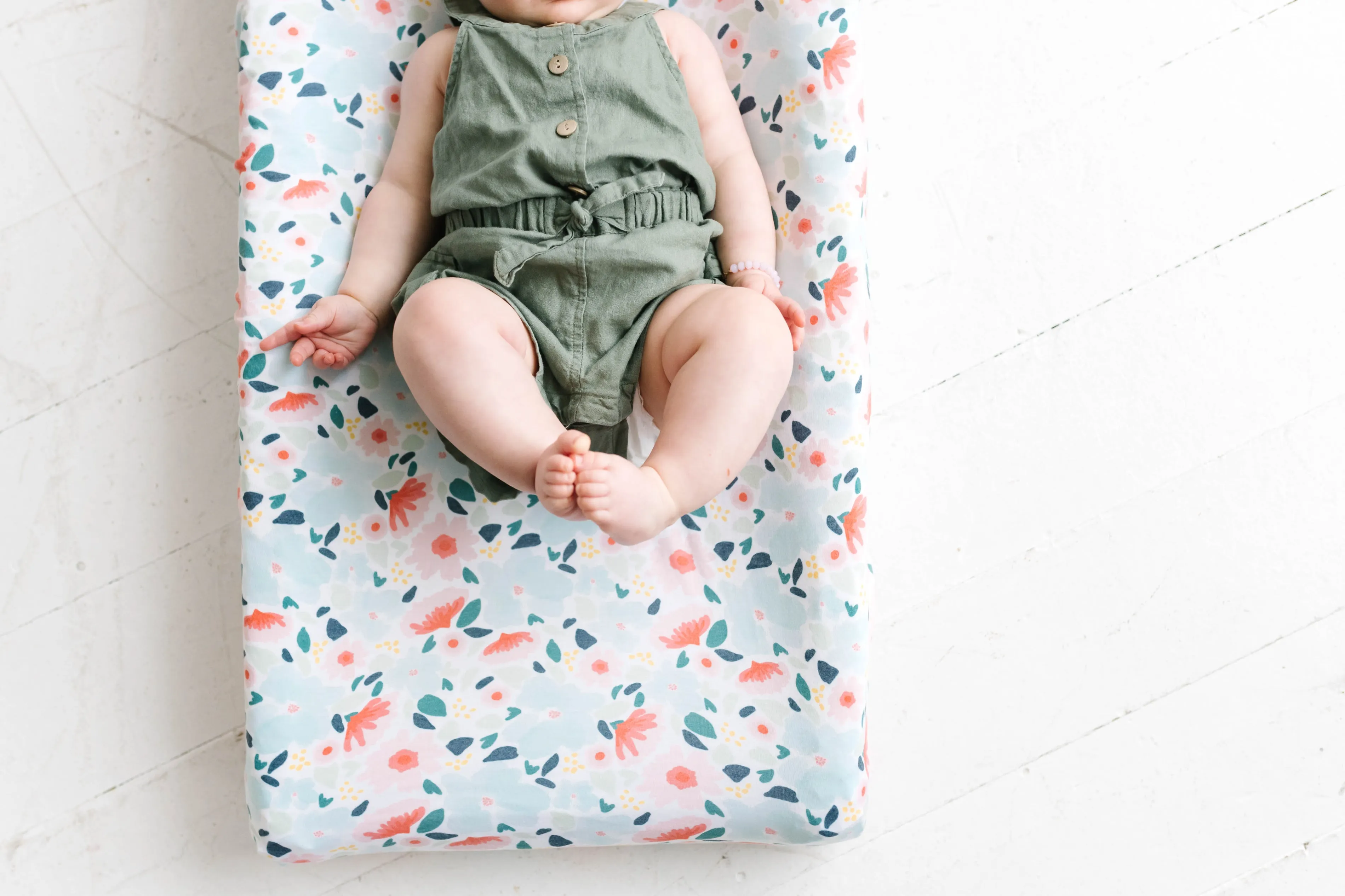 Premium Knit Diaper Changing Pad Cover - Leilani