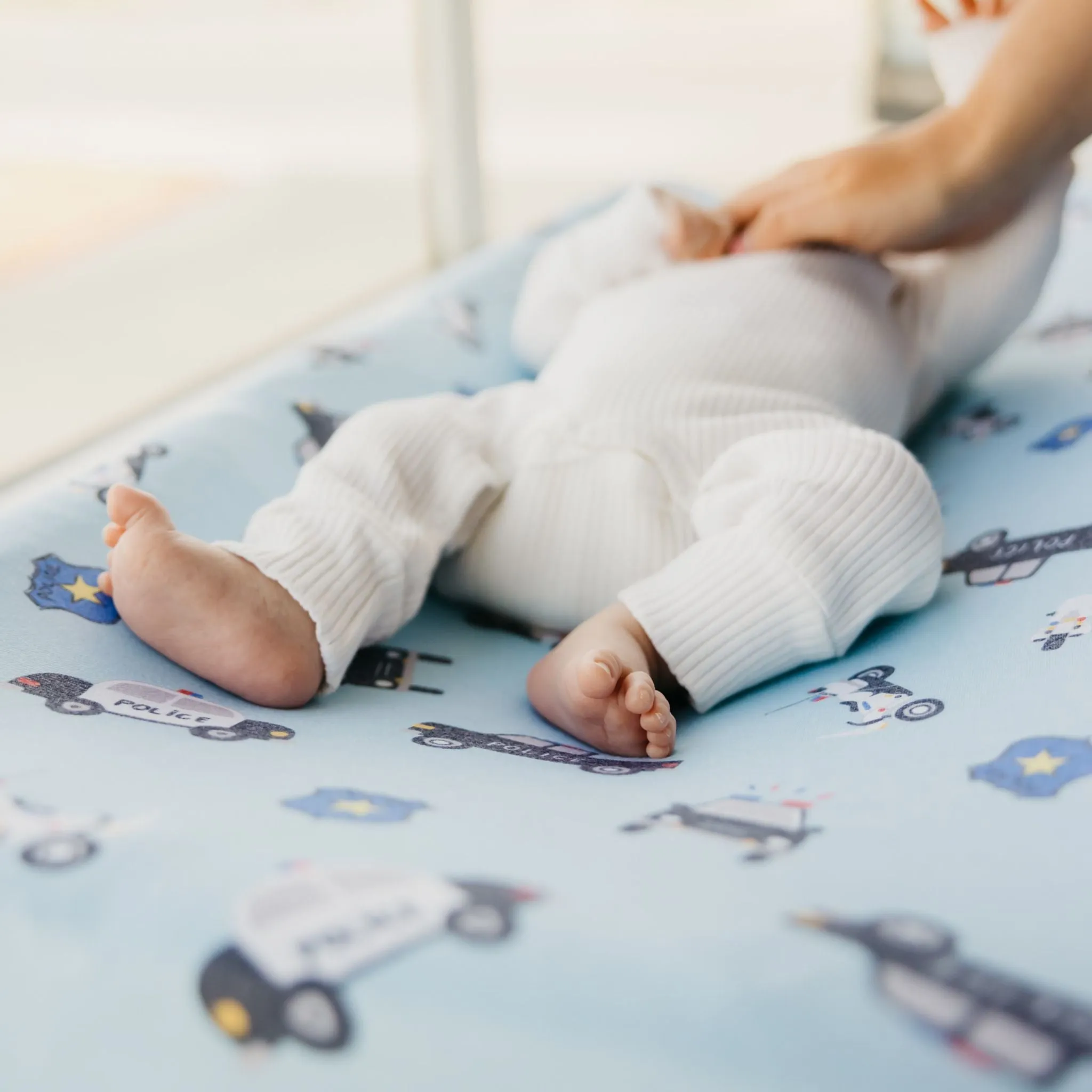 Premium Knit Diaper Changing Pad Cover - Leo