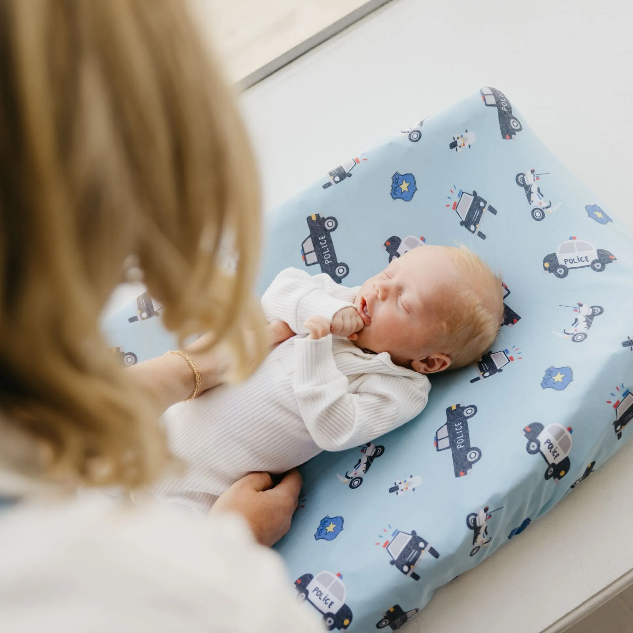 Premium Knit Diaper Changing Pad Cover - Leo