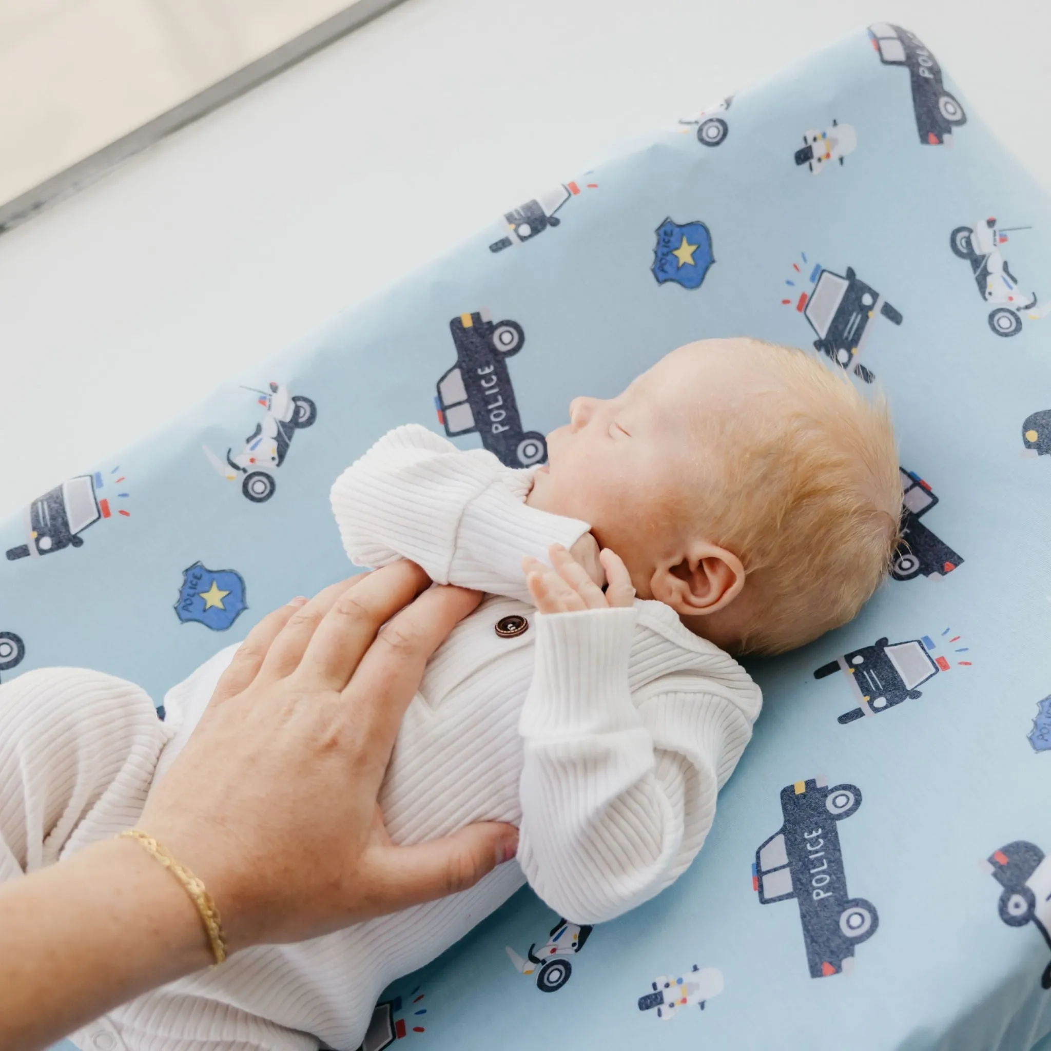 Premium Knit Diaper Changing Pad Cover - Leo