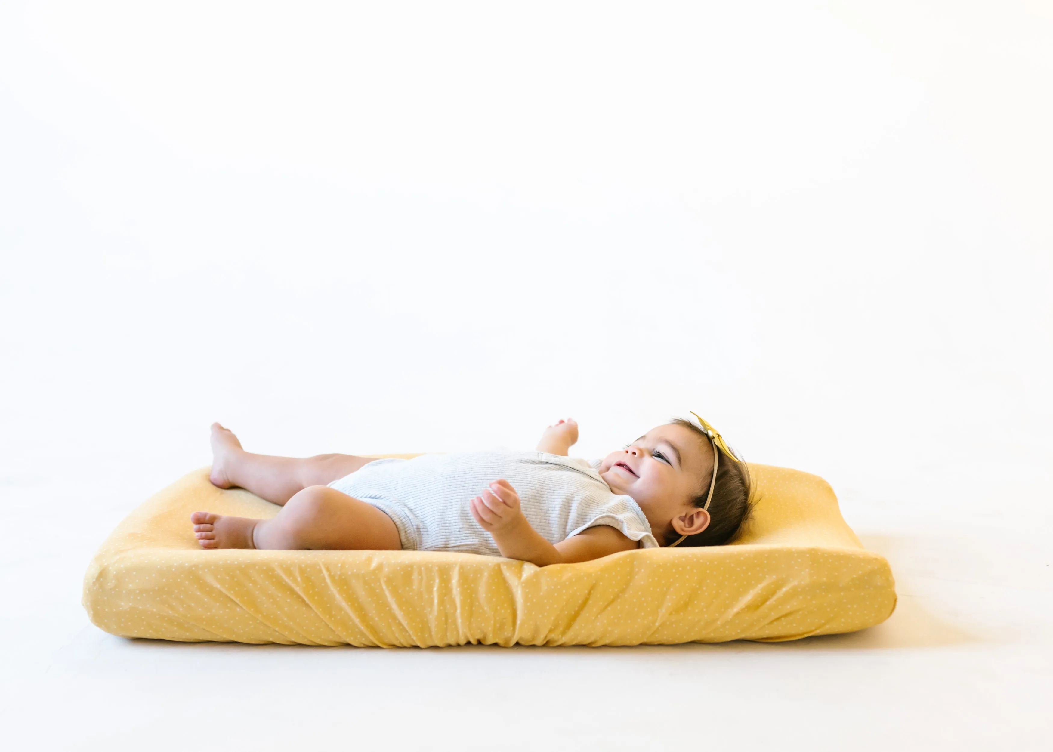 Premium Knit Diaper Changing Pad Cover - Marigold