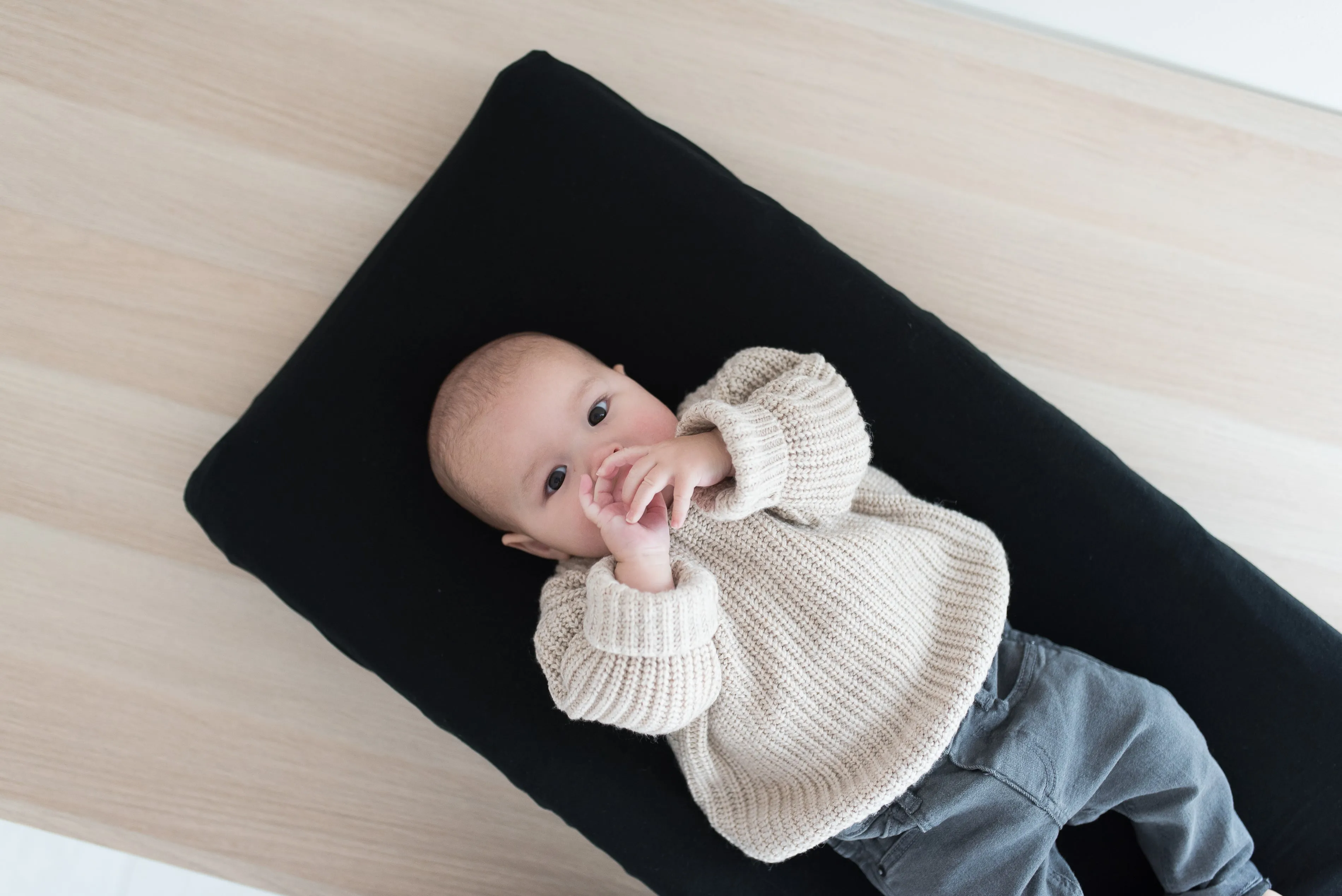 Premium Knit Diaper Changing Pad Cover - Midnight