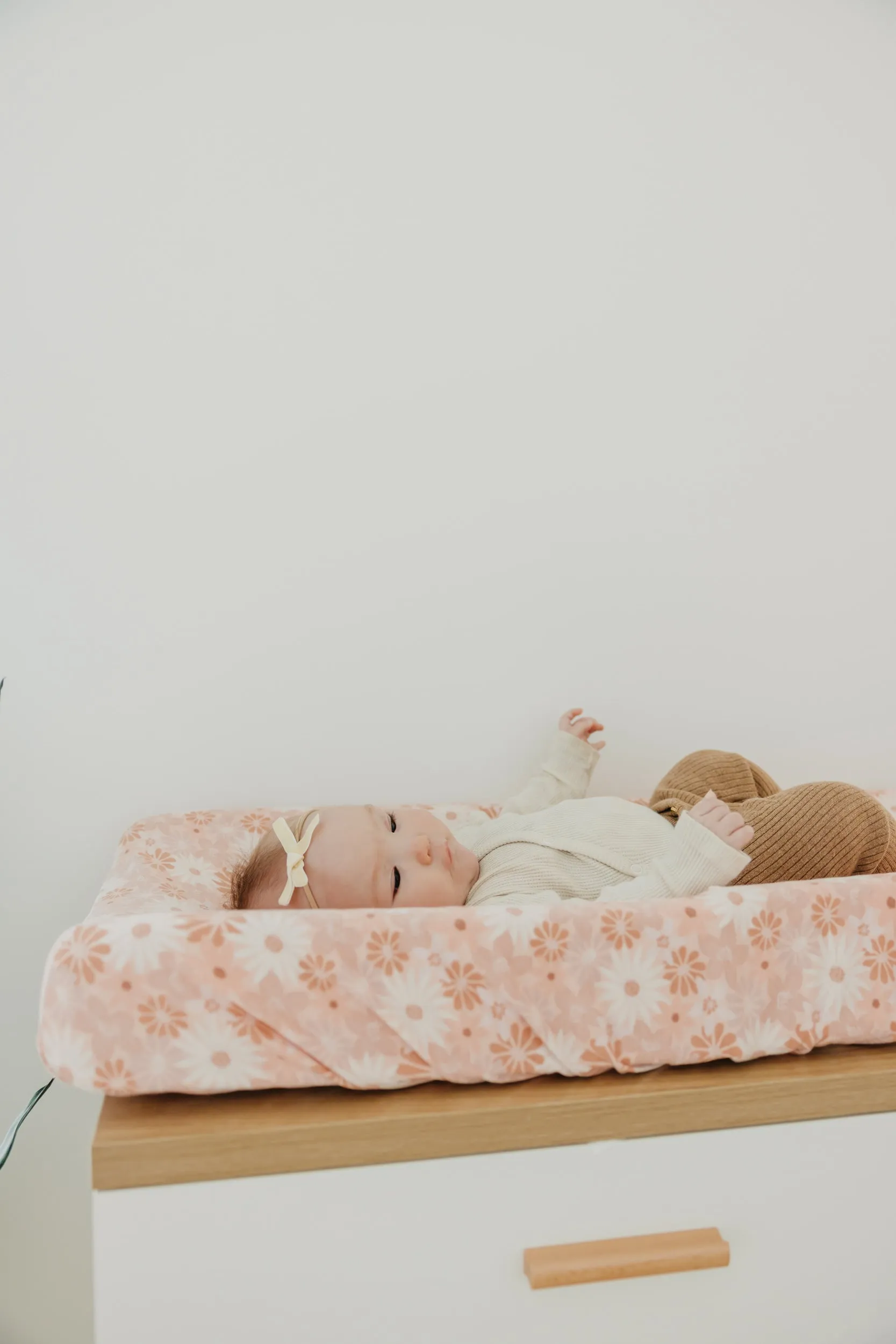 Premium Knit Diaper Changing Pad Cover - Penny