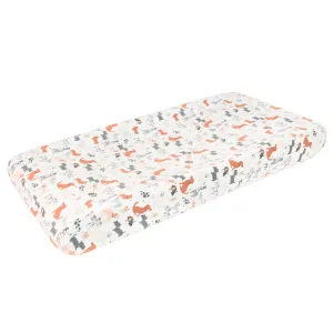 Premium Knit Diaper Changing Pad Cover - Rufus