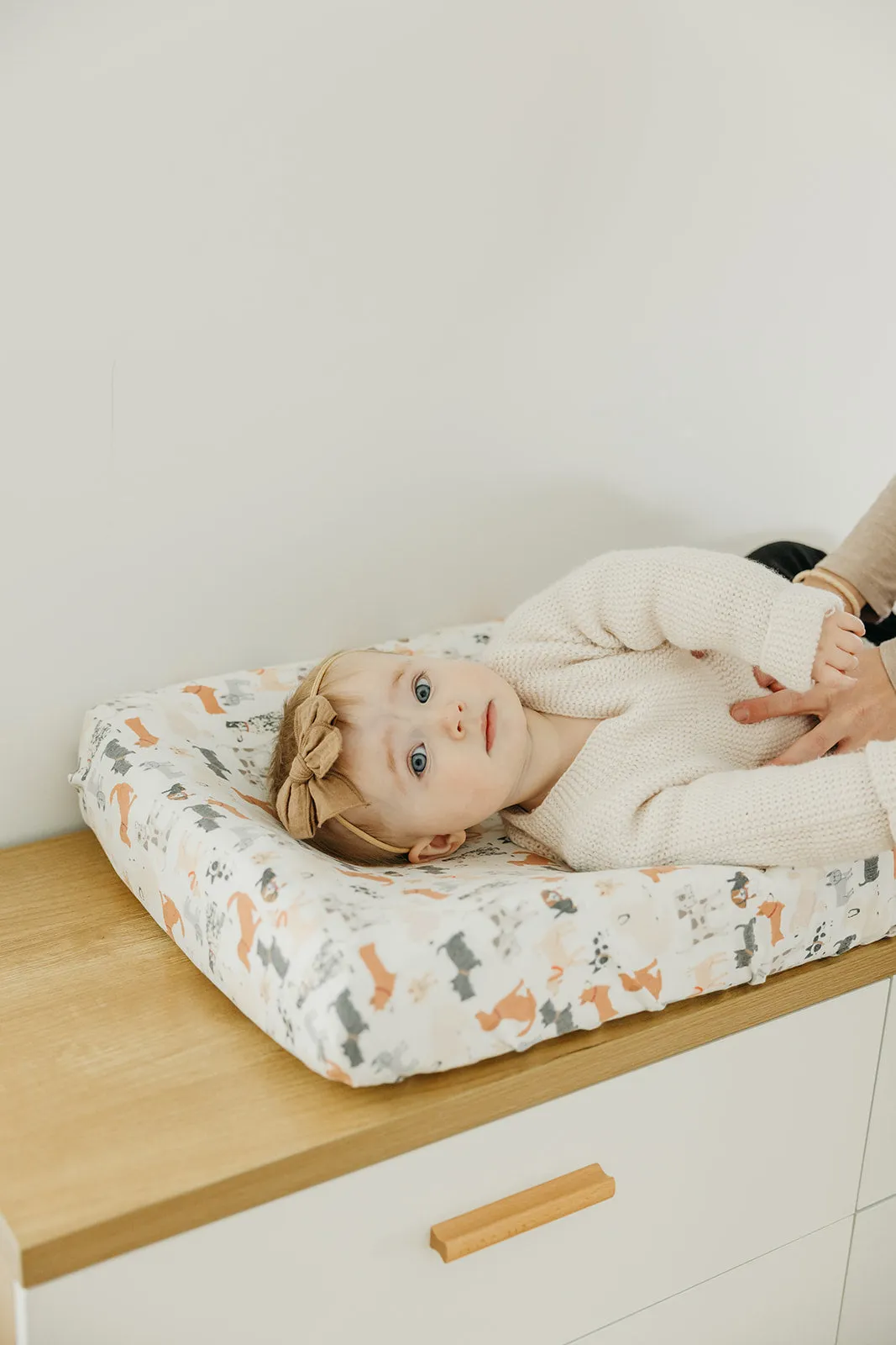 Premium Knit Diaper Changing Pad Cover - Rufus