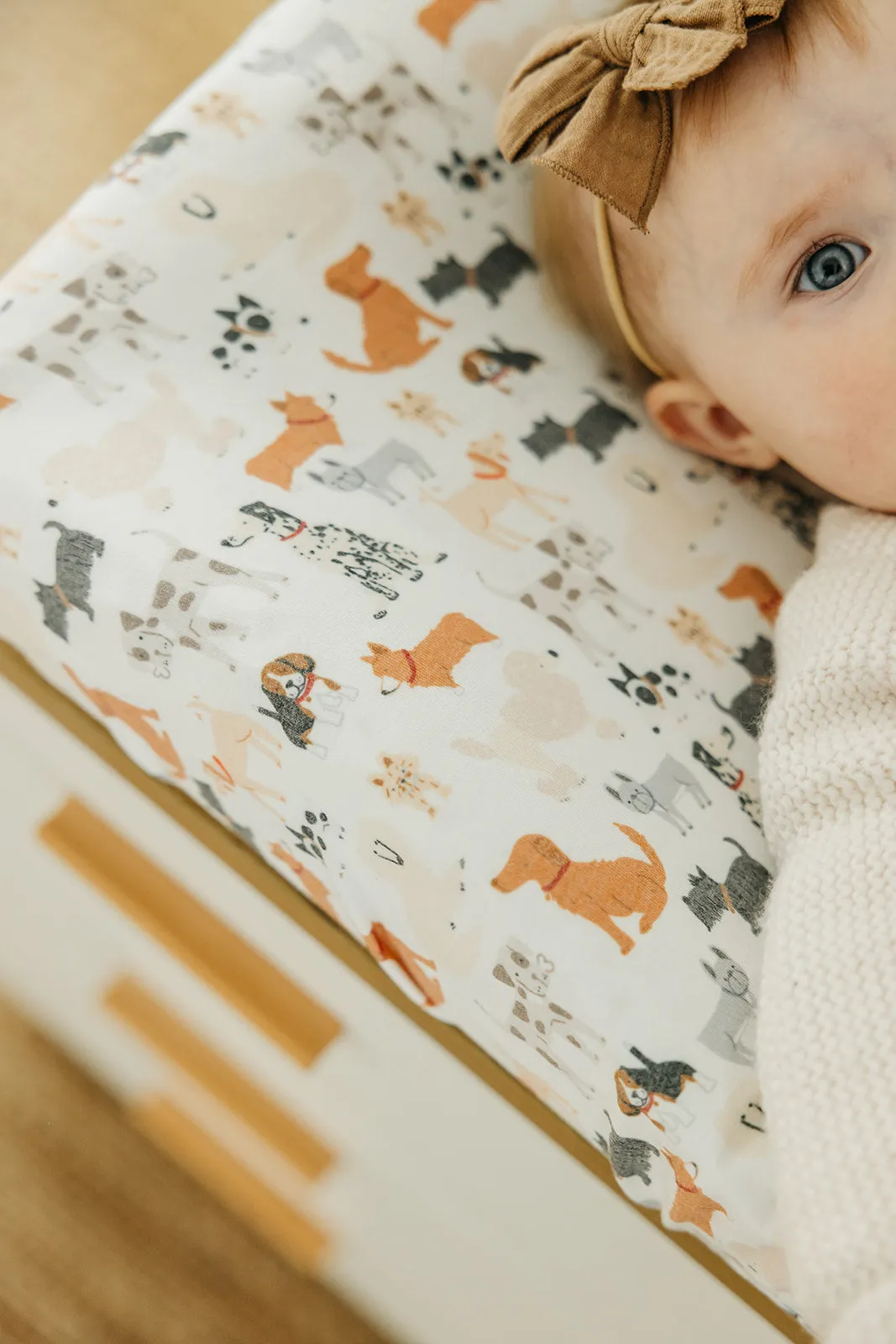 Premium Knit Diaper Changing Pad Cover - Rufus