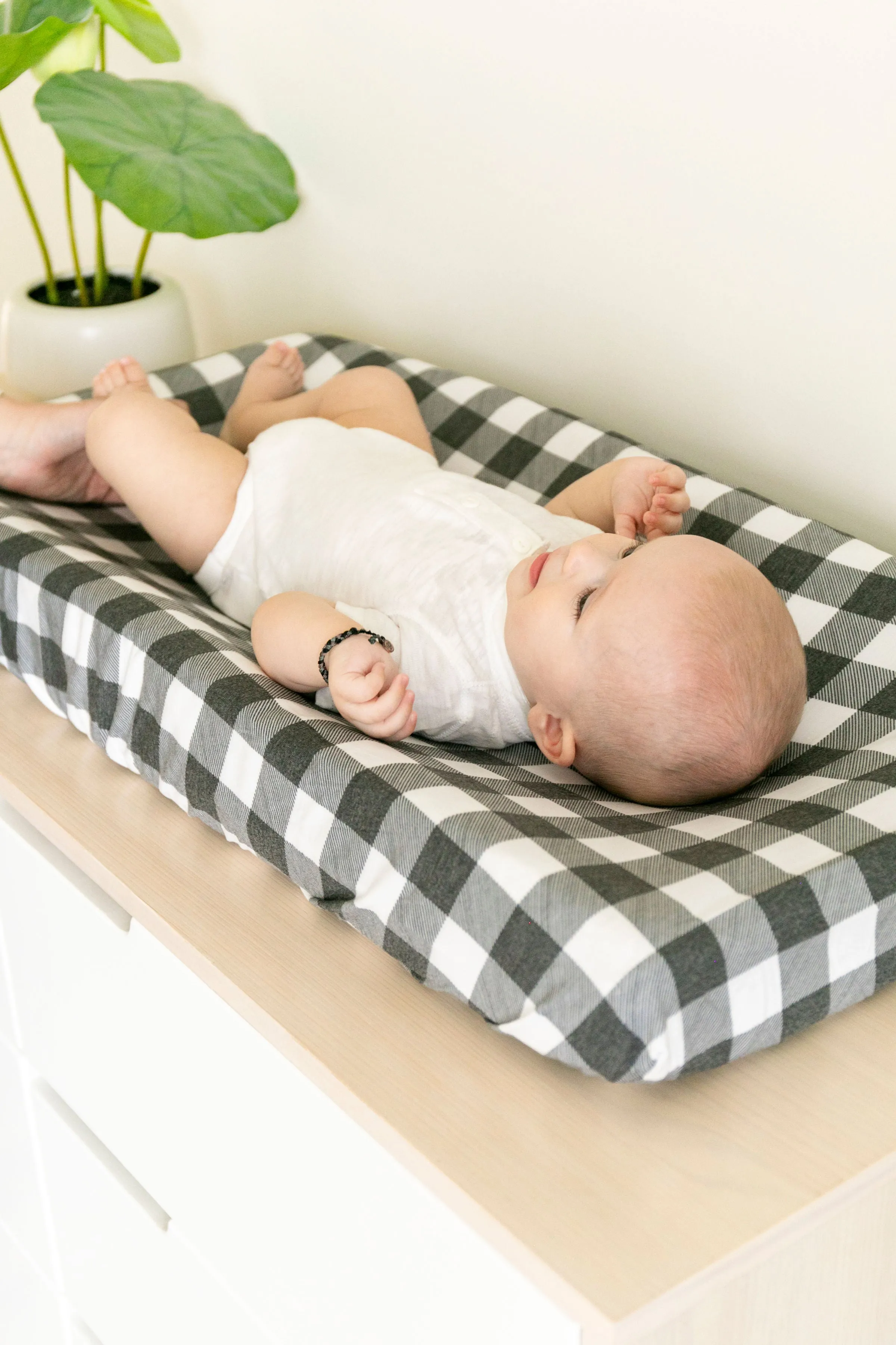 Premium Knit Diaper Changing Pad Cover - Scotland