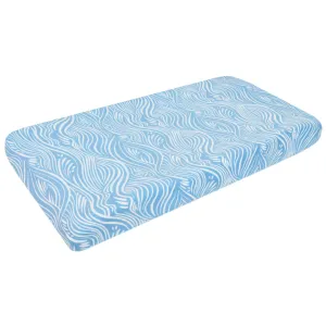 Premium Knit Diaper Changing Pad Cover - Surf