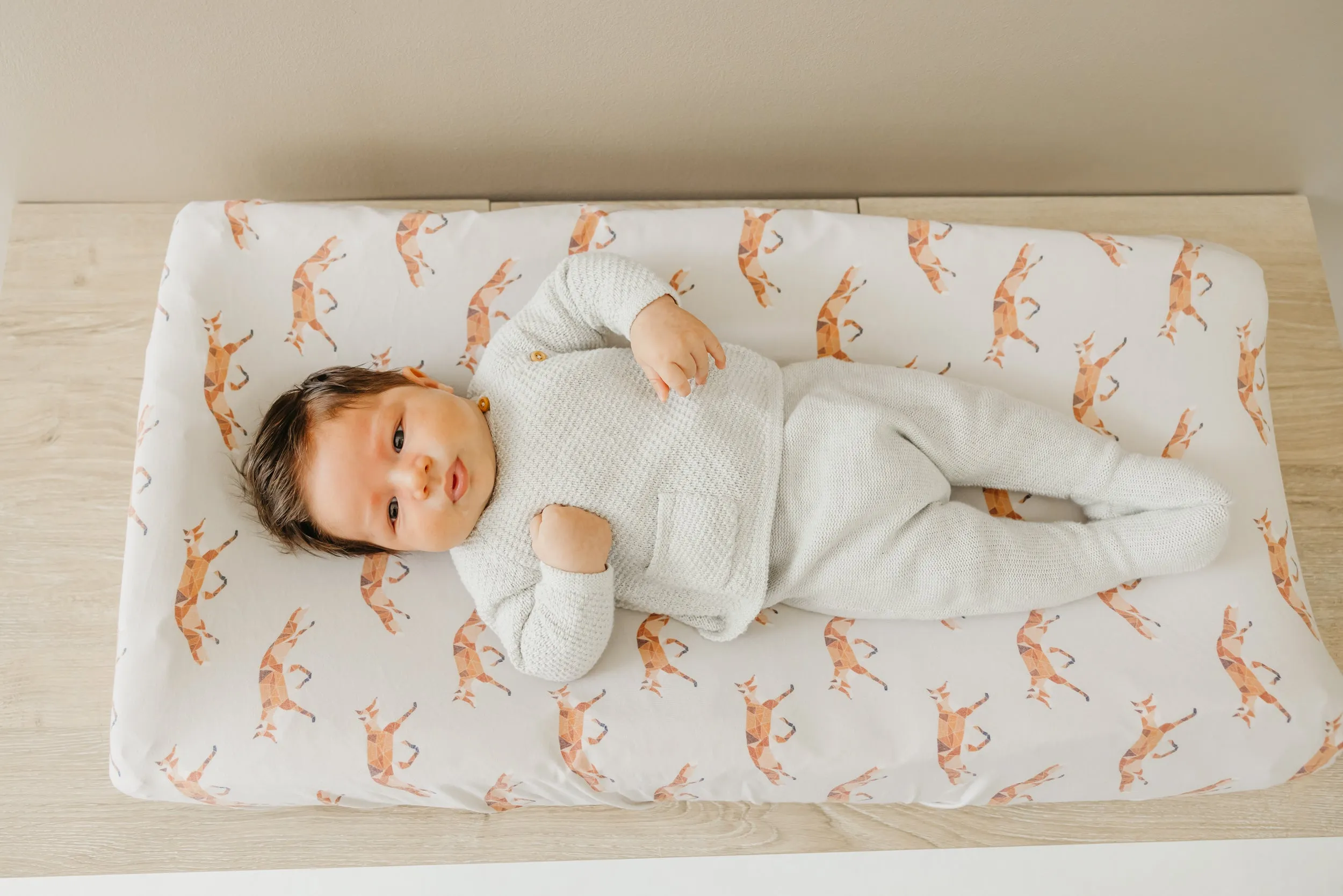 Premium Knit Diaper Changing Pad Cover - Swift