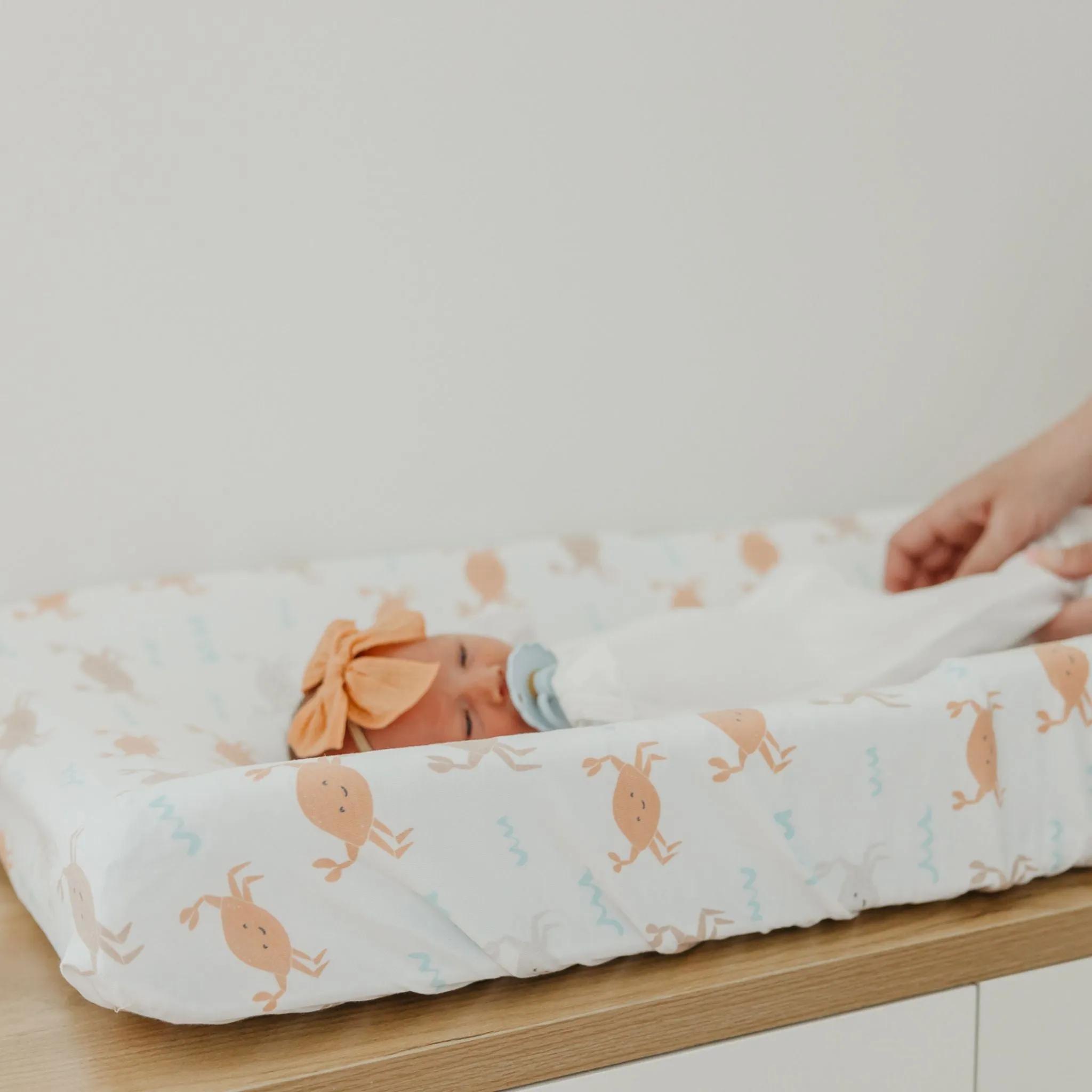 Premium Knit Diaper Changing Pad Cover - Tide