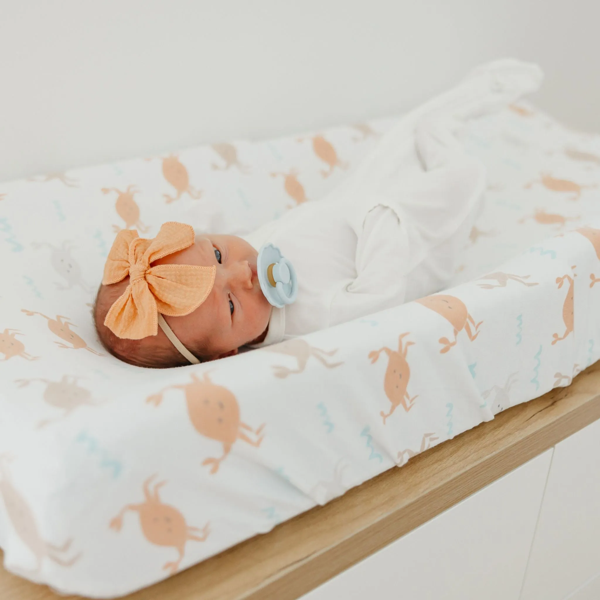 Premium Knit Diaper Changing Pad Cover - Tide