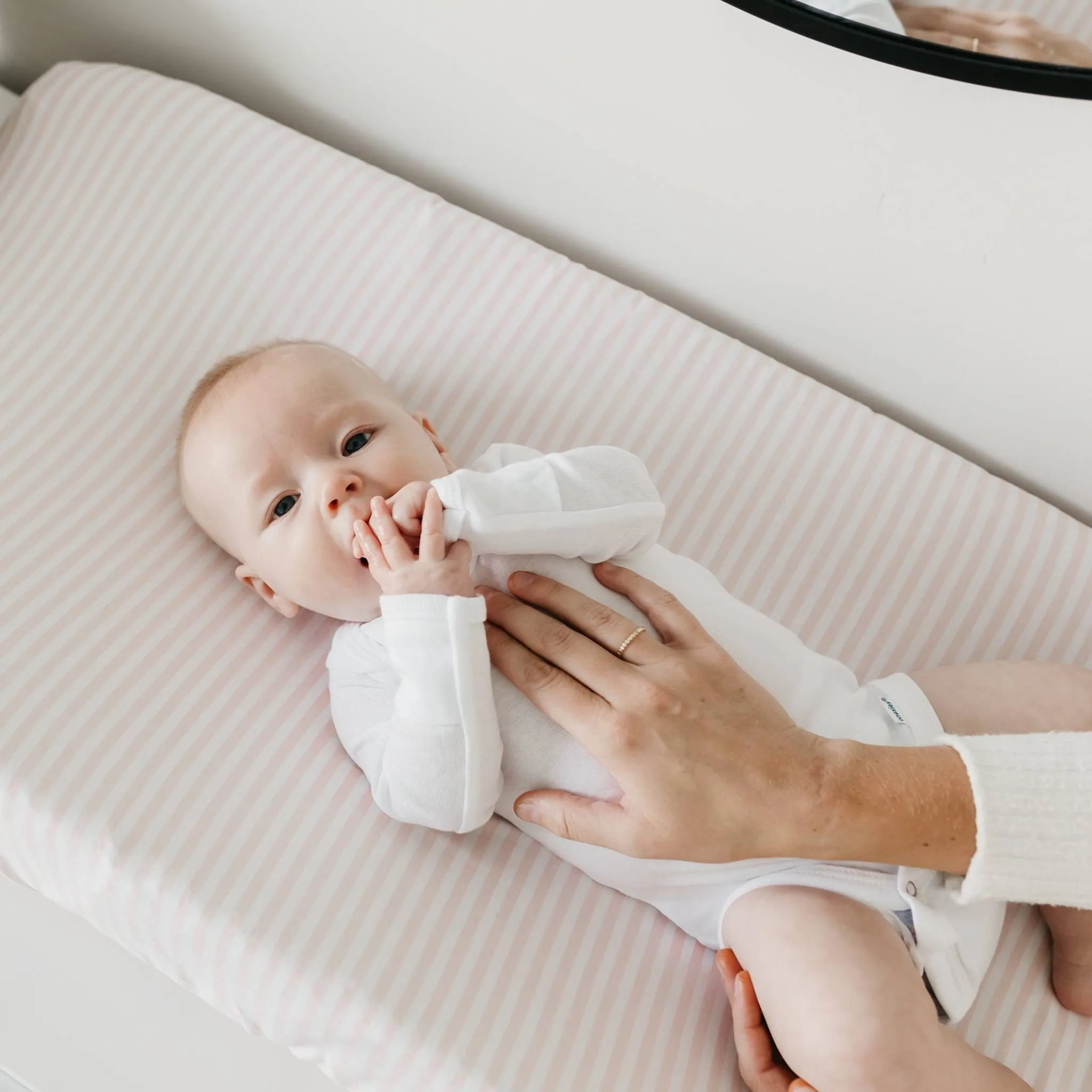 Premium Knit Diaper Changing Pad Cover - Winnie