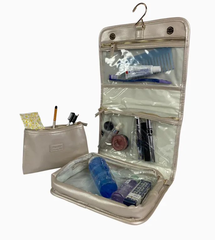 Pursen Getaway Toiletry Case - Pearl