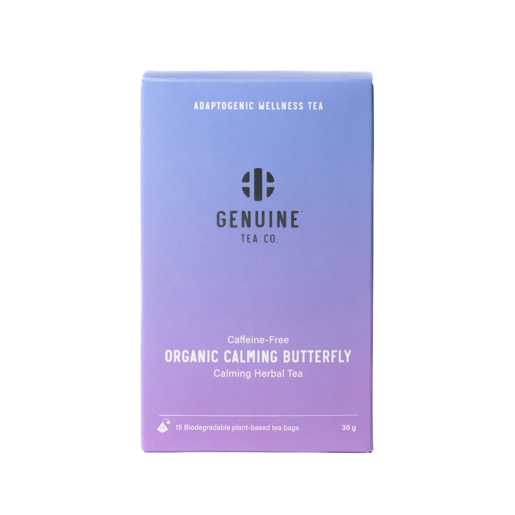 Pyramid Tea Bags - Organic Calming Butterfly - Genuine Tea Company - Toronto - Canada