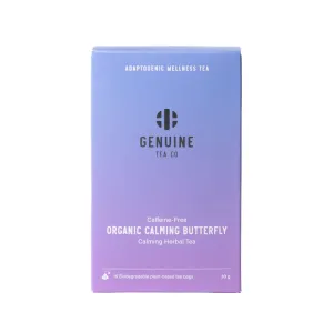 Pyramid Tea Bags - Organic Calming Butterfly - Genuine Tea Company - Toronto - Canada