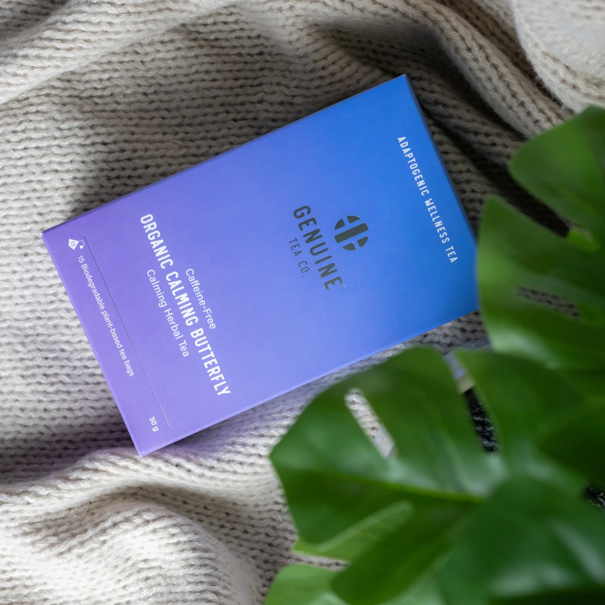 Pyramid Tea Bags - Organic Calming Butterfly - Genuine Tea Company - Toronto - Canada