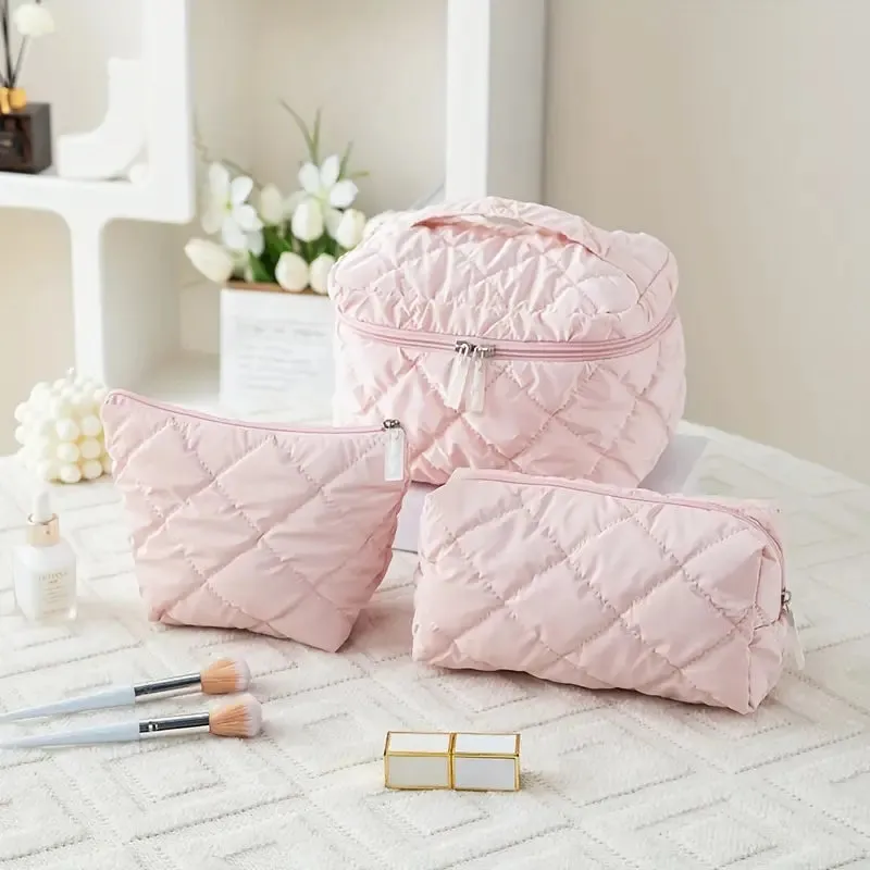 Quilted Nylon Pouch