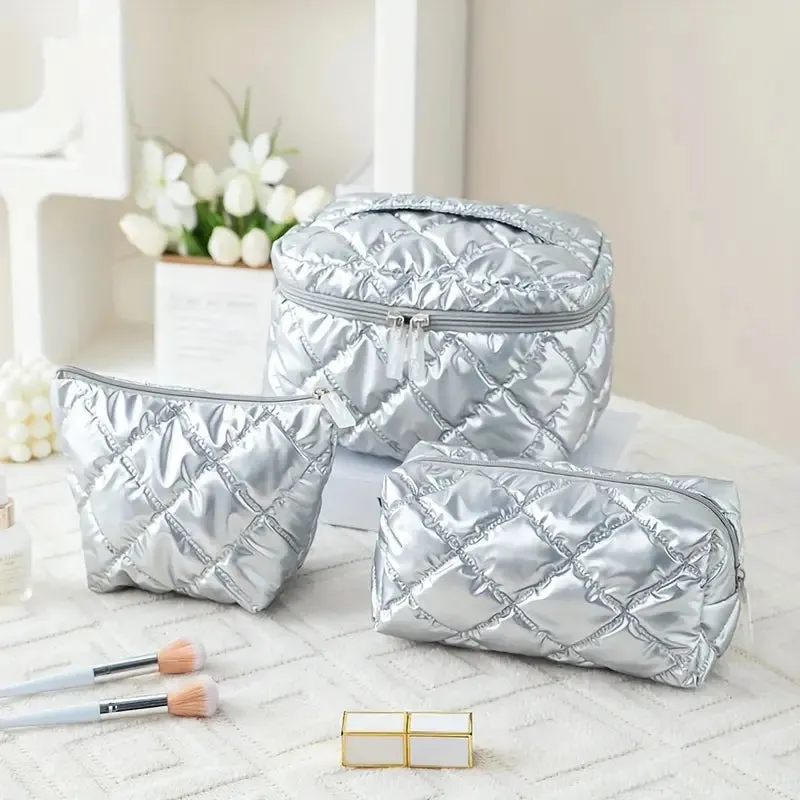 Quilted Nylon Pouch