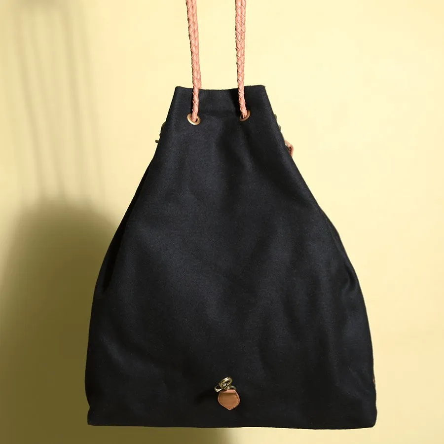 "Jholla" HYBRID TOTE - Black