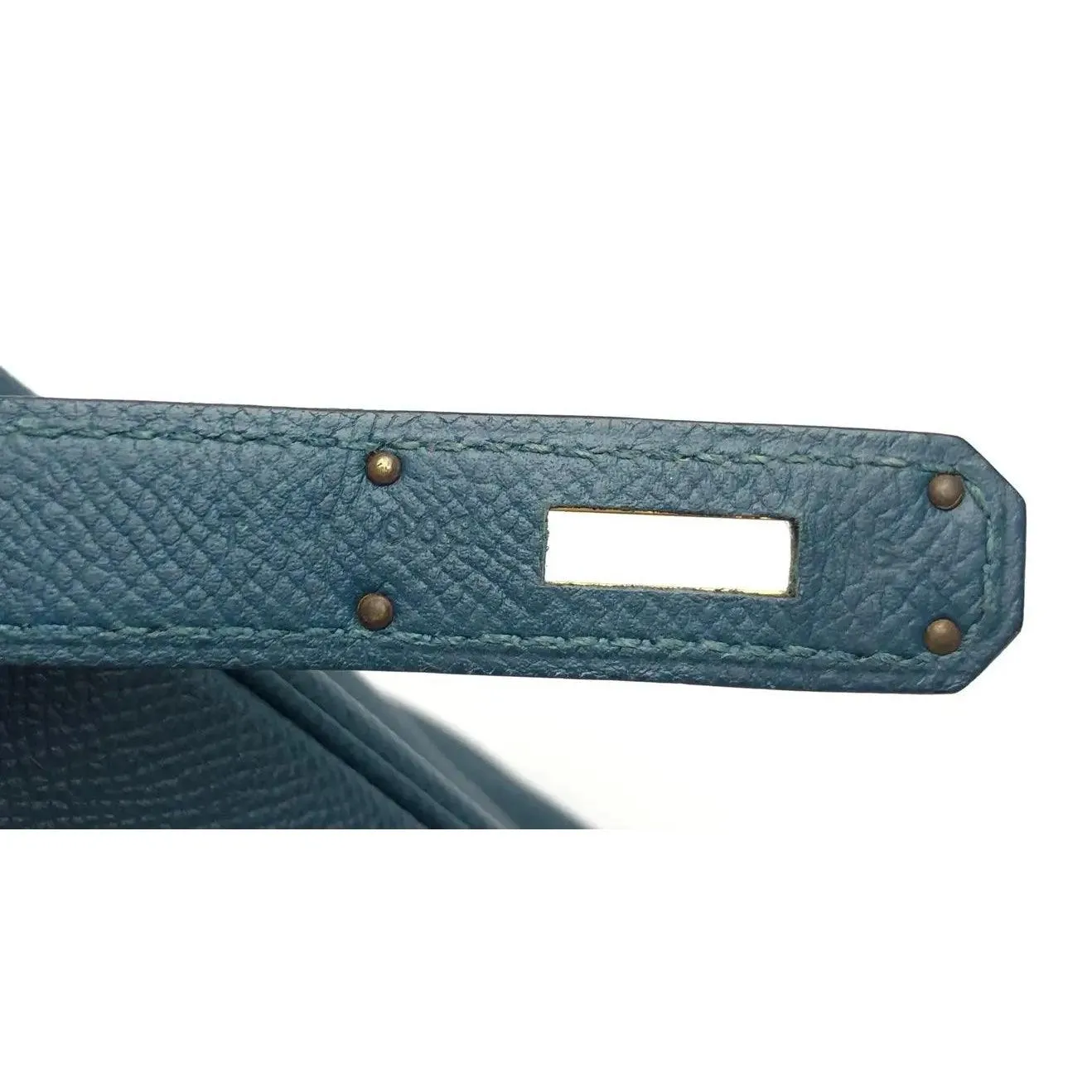 Rare HERMES Birkin 30 Colvert Blue Epsom Bag