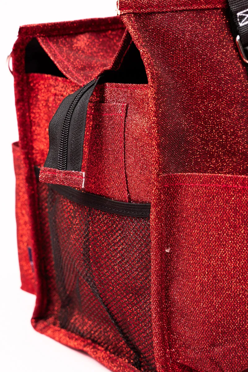 Red Glitz & Glam Get Organized Tote