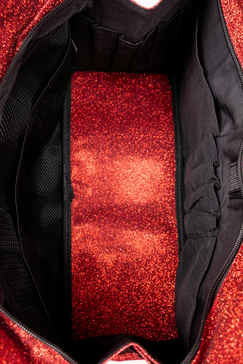 Red Glitz & Glam Get Organized Tote