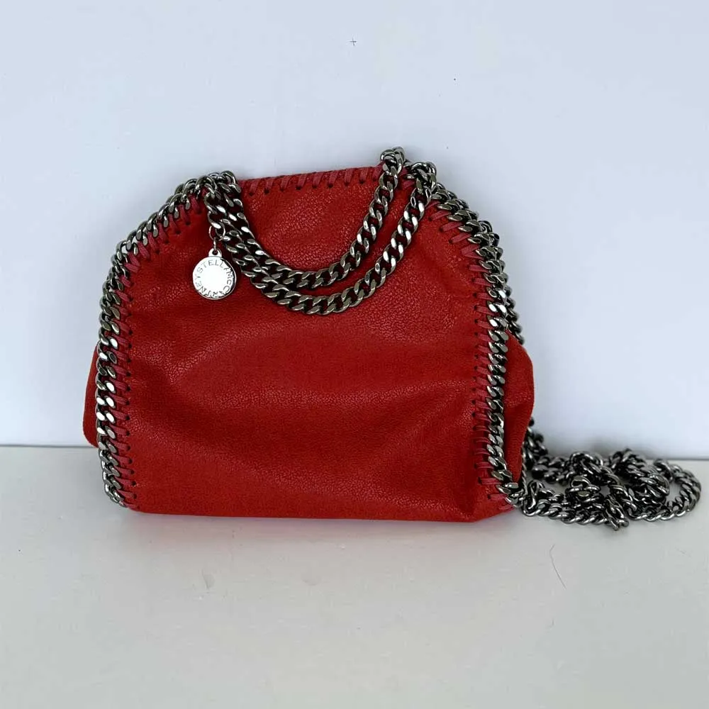Red Mini Falabella Shoulder Bag