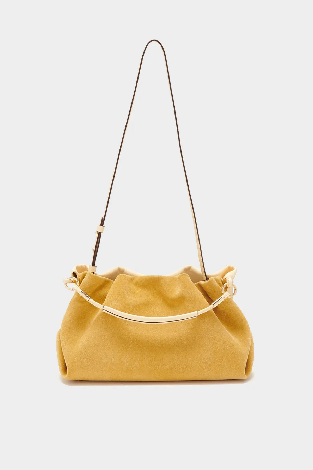 Remy Soft Convertible Clutch in Transparent Yellow