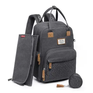Ruvalino Neutral All-in-One Baby Bags - Dark Gray